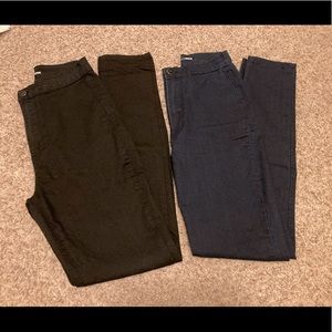 2 pairs of Fashion Nova high rise skinny jeans
